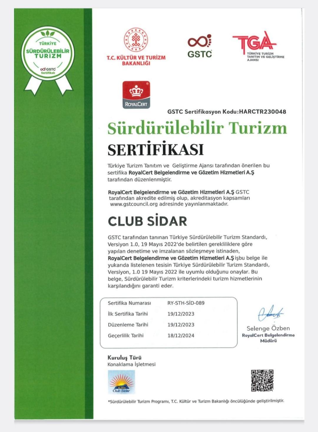 Club Sidar Apart Hotel Alanya Exterior foto